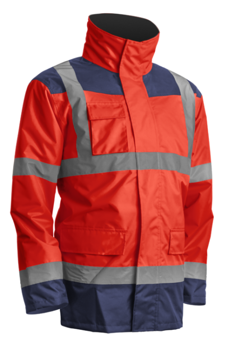 KANATA, Jachetă HI-VIS multistrat 4 în 1 din poliester Oxford 300D, impermeabilă [2]