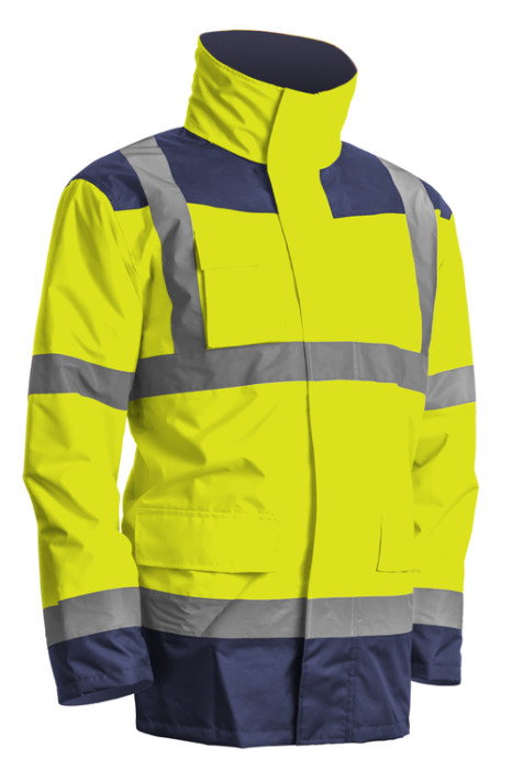 KANATA, Jachetă HI-VIS multistrat 4 în 1 din poliester Oxford 300D, impermeabilă [7]