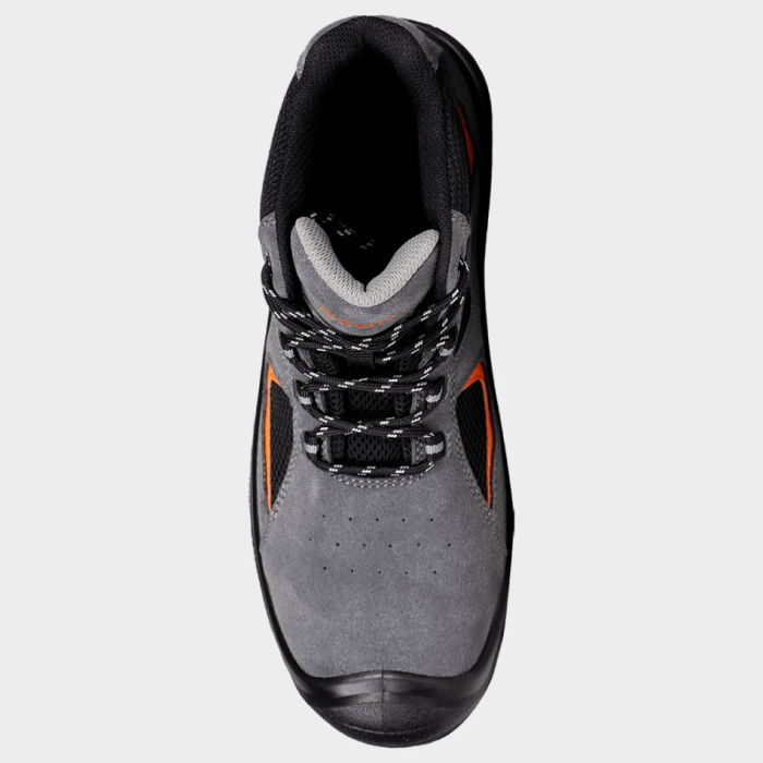 KASTOR 2.0 MID S1, Bocanci de protecție din piele velur și material textil, bombeu metalic [5]