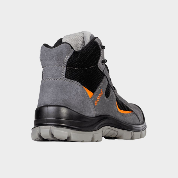 KASTOR 2.0 MID S1, Bocanci de protecție din piele velur și material textil, bombeu metalic [6]