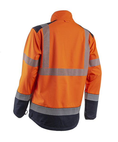 KAZAN, Jachetă HI-VIS tip Softshell, din poliester, membrană TPU, 300 g/mp [4]