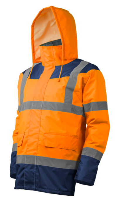 KETA, Jachetă HI-VIS impermeabilă, din poliester Oxford 300D, căptușeală din poliester 160 g/mp [4]