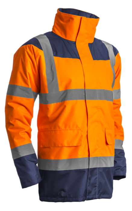 KETA, Jachetă HI-VIS impermeabilă, din poliester Oxford 300D, căptușeală din poliester 160 g/mp [2]