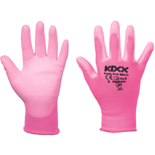 KIXX PRETTY PINK - Mănuși PU Palm cu Grip Excelent [2]