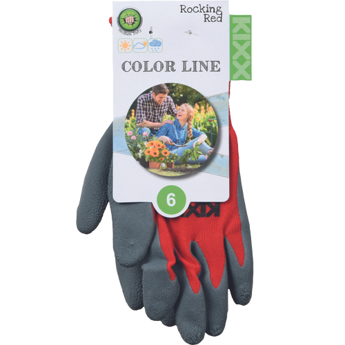 KIXX ROCKING RED - Mănuși nailon cu latex, confort și aderență [3]