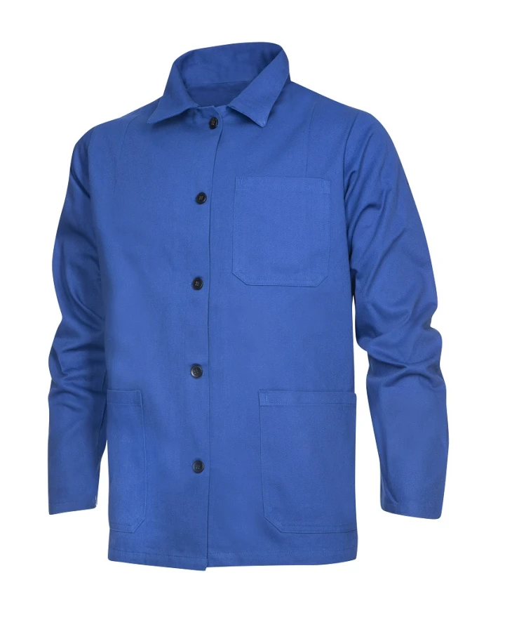 KLASIK SUIT, Costum de lucru din bumbac, bluză și pantaloni cu pieptar, 245 g/mp [3]