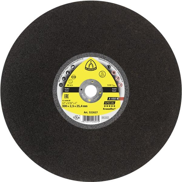 KLINGSPOR KRONENFLEX A 930 N SPECIAL, Disc de tăiere mare pentru oțel [1]