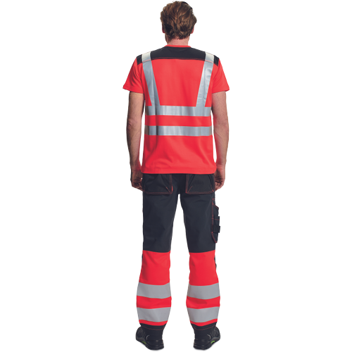 KNOXFIELD HVPS TRICOU ROSU, Tricou de lucru din bumbac și poliester, 170 g/mp [4]