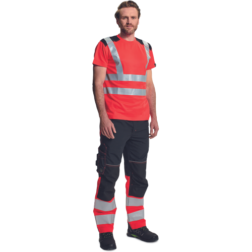 KNOXFIELD HVPS TRICOU ROSU, Tricou de lucru din bumbac și poliester, 170 g/mp [3]
