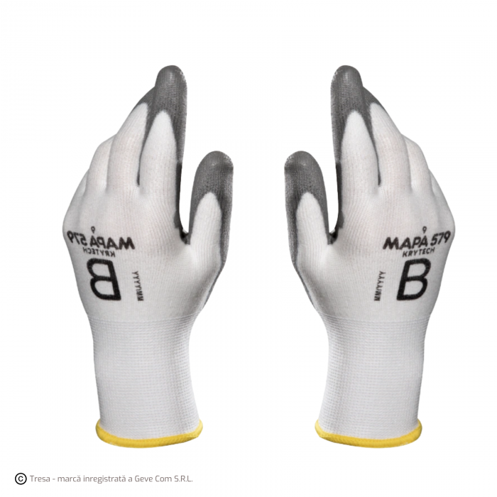 KRYTECH 579, Mănuși de protecție anti-tăiere din fibre HDPE, imersate în poliuretan [1]