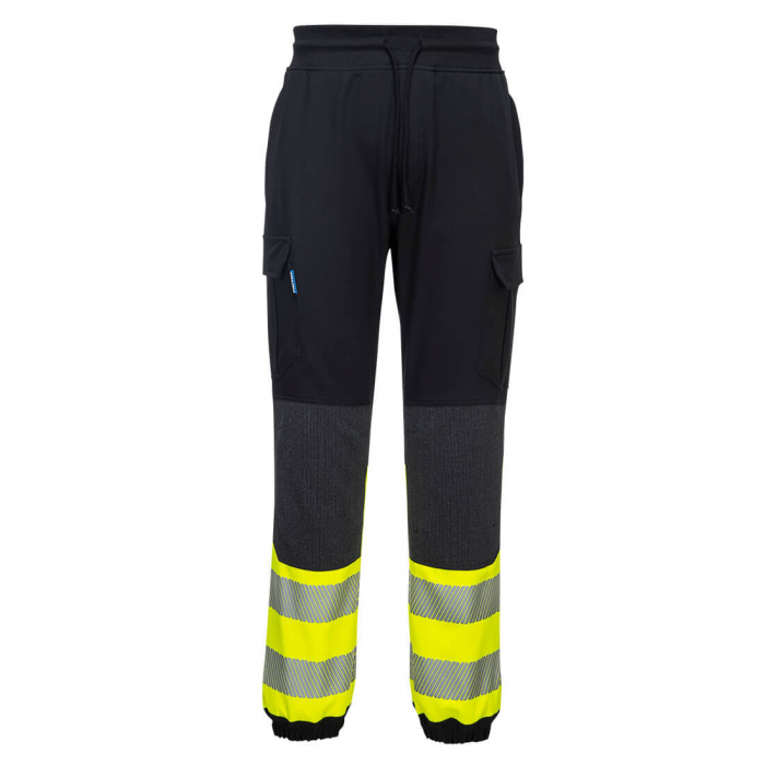 KX341, Pantaloni Hi-Vis Jogger PW3 Flexi, din poliester 93% și elastan 7%, 270 g/mp [1]