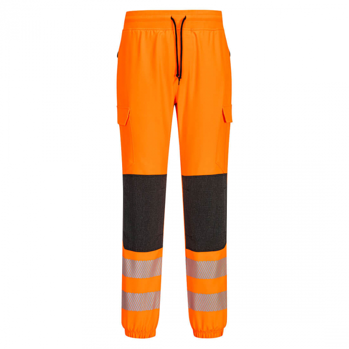 KX346, Pantaloni Hi-Vis Jogger PW3 din Titanmill Ultra Ripstop Stretch, 93% poliester, 7% elastan, 270 g/mp [1]