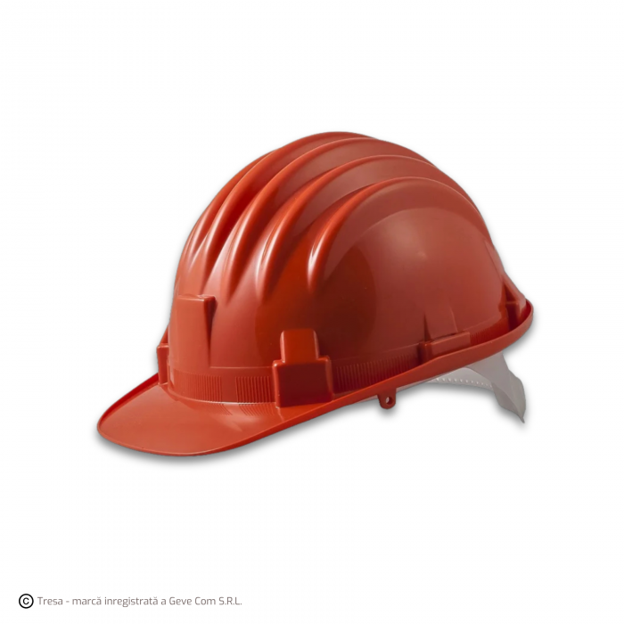 LEO, Cască de protectie, calotă din polietilenă, suspensie din plastic cu fixare în 6 puncte, reglare cu clips (Pin Lock) [5]