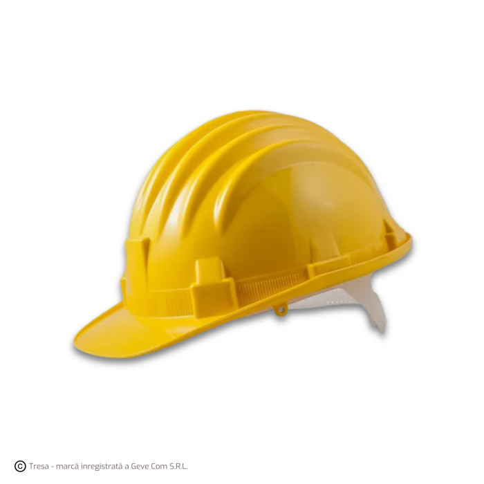 LEO, Cască de protectie, calotă din polietilenă, suspensie din plastic cu fixare în 6 puncte, reglare cu clips (Pin Lock) [3]