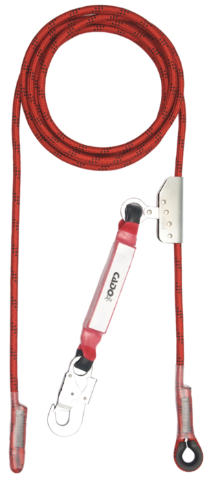 LINOSTOP II, Opritor de cădere mobil cu absorbitor și coardă 10 m, EN 353-2 [2]