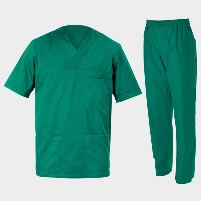 M3 SET, Set tunică și pantaloni unisex din bumbac 35% / poliester 65%, 120 g/mp [10]