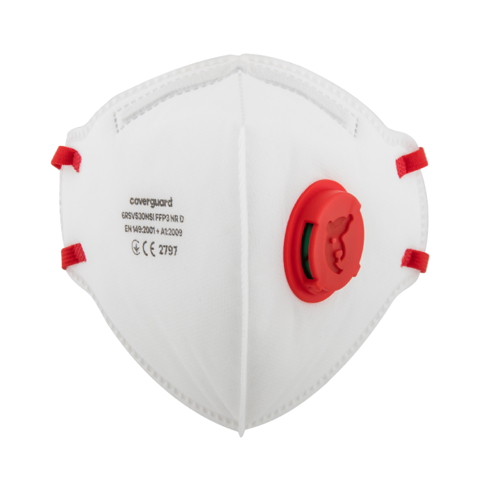 Mască de protecție FFP3 NR D cu supapă, pliabilă vertical [3]