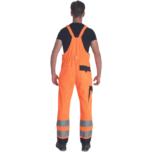 MAX NEO HV, Pantaloni cu pieptar HI-VIS din poliester și bumbac, 250 g/mp [4]