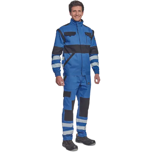 MAX NEO REFLEX, Jachetă din bumbac 100%, 260 g/mp, cu mâneci detașabile și elemente HI-VIS [3]