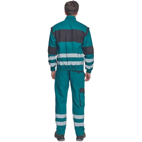 MAX NEO REFLEX, Jachetă din bumbac 100%, 260 g/mp, cu mâneci detașabile și elemente HI-VIS [6]