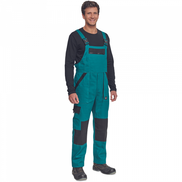 MAX NEO, Salopetă de lucru cu pieptar din bumbac, 260 g/mp [25]