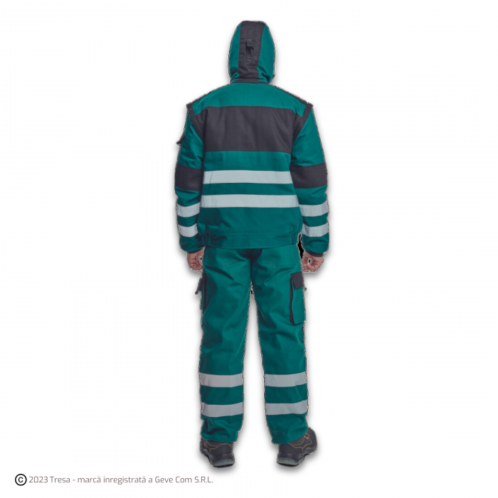 MAX WINTER RFLX, Jachetă de iarnă din bumbac 260 g/mp, mâneci detașabile, elemente HI-VIS, căptușeală termică [8]