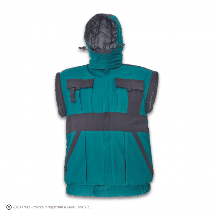 MAX WINTER RFLX, Jachetă de iarnă din bumbac 260 g/mp, mâneci detașabile, elemente HI-VIS, căptușeală termică [7]