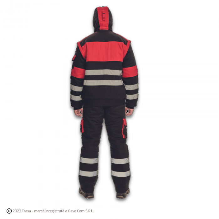 MAX WINTER RFLX, Jachetă de iarnă din bumbac 260 g/mp, mâneci detașabile, elemente HI-VIS, căptușeală termică [4]