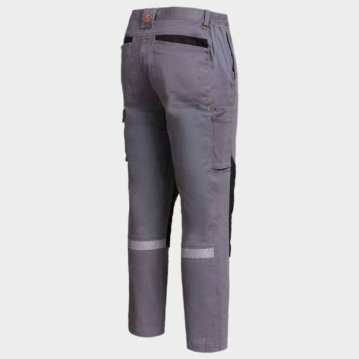MELBOURNE STRETCH, Pantaloni în talie din bumbac cu elastan, 270 g/mp, genunchi ranforsați [7]