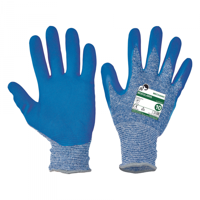 MODULARIS, Manusi de protectie din nylon, imersate in nitril [4]