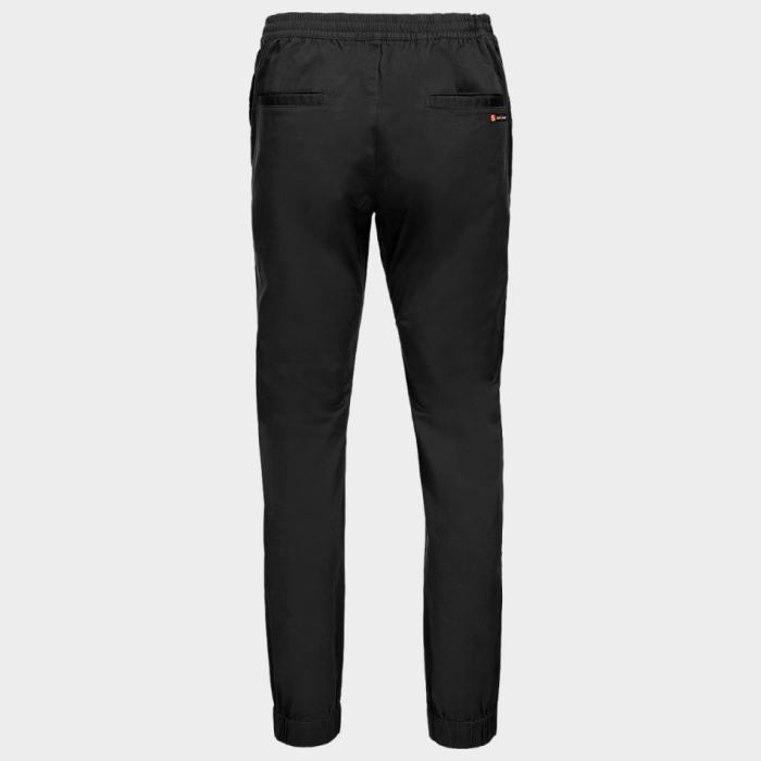 MOVE, Pantaloni în talie tip jogger din bumbac, 135 g/mp [2]