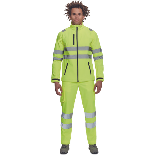MURCIA HV SOFTSHELL, Jachetă reflectorizantă din poliester [4]