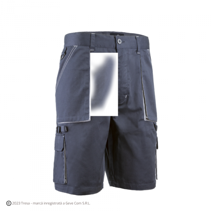 NAVY/PADDOCK II, Bermude de lucru din twill bumbac-poliester, 245 g/mp [2]