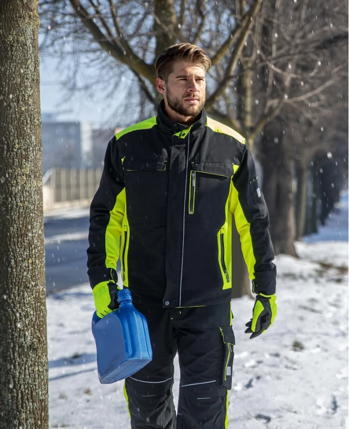 NEON, Jachetă de iarnă din poliester și bumbac, 270 g/mp, căptușeală din fleece periat 190 g/mp [4]