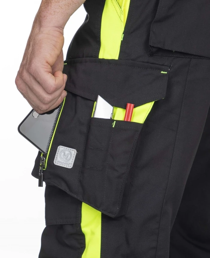 NEON, Pantaloni cu pieptar din poliester și bumbac, 270 g/mp [4]