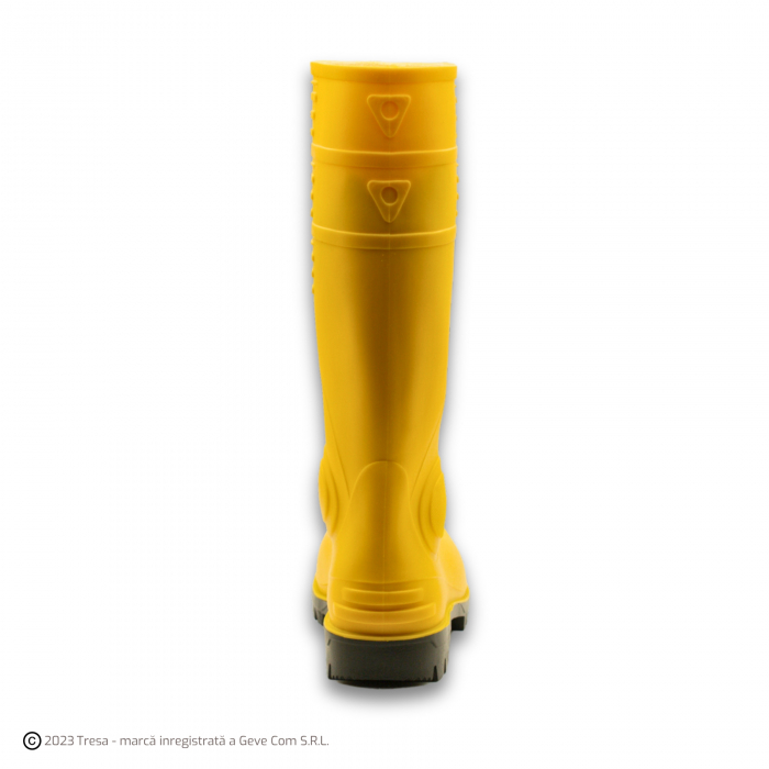 NEW DYABLO S5, Cizme de protecție impermeabile din PVC, bombeu metalic, lamelă antiperforație, talpă SR [6]