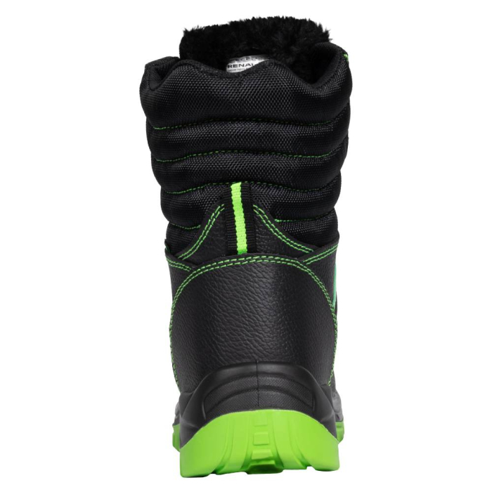 NEW JILIN S3 SR FO CI, Bocanci de protecție din piele naturală hidrofobizată, bombeu și lamelă metalică, căptușeală blană ecologică, talpă PU/PU antiderapantă. [5]