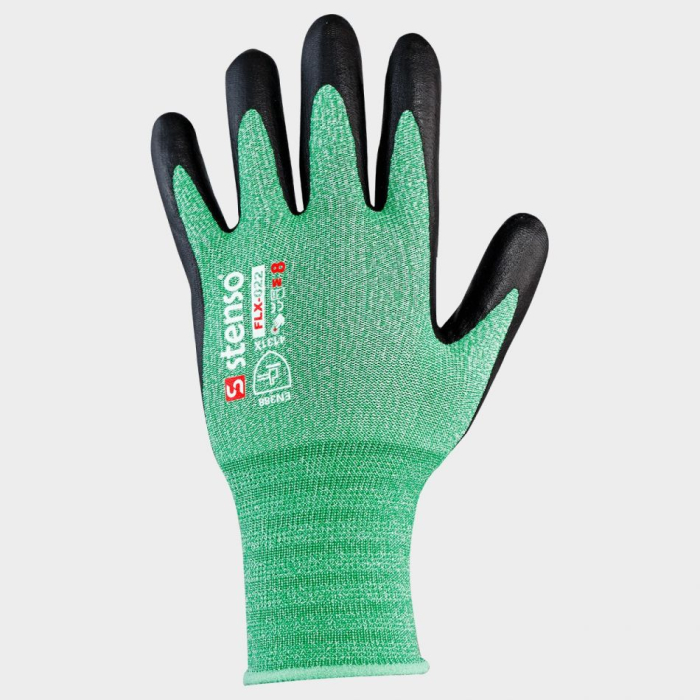 NITRIUM GREEN FLX-O22, Mănuși de protecție mecanică din nylon și elastan, imersate în nitril [3]