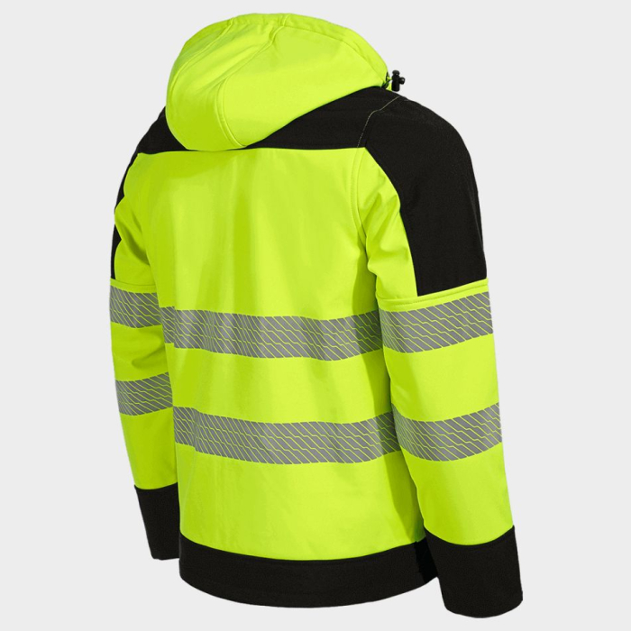 NOBEL PRO 2.0, Jachetă tip Softshell HI-VIS din poliester, 290 g/mp, căptușeală fleece [5]