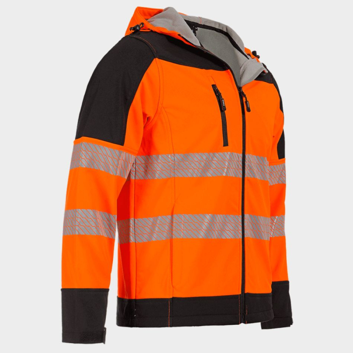 NOBEL PRO 2.0, Jachetă tip Softshell HI-VIS din poliester, 290 g/mp, căptușeală fleece [4]
