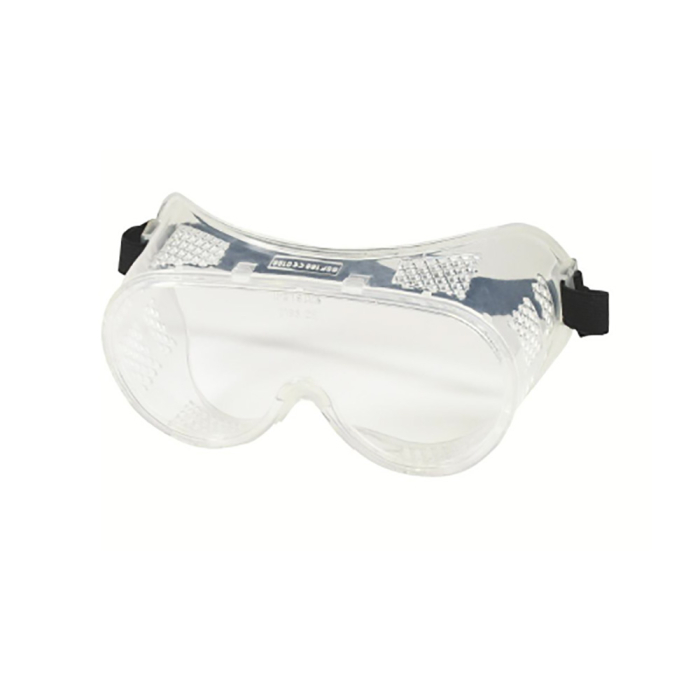 Ochelari de protecție tip goggle cu lentilă incoloră din policarbonat, aerisire directă [1]