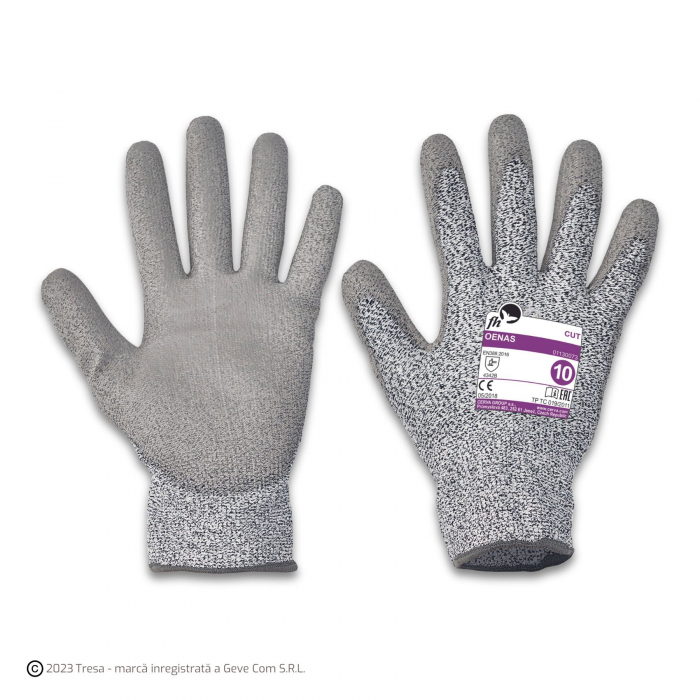 OENAS, Manusi de protectie din Dyneema si nylon, imersate in PU [2]