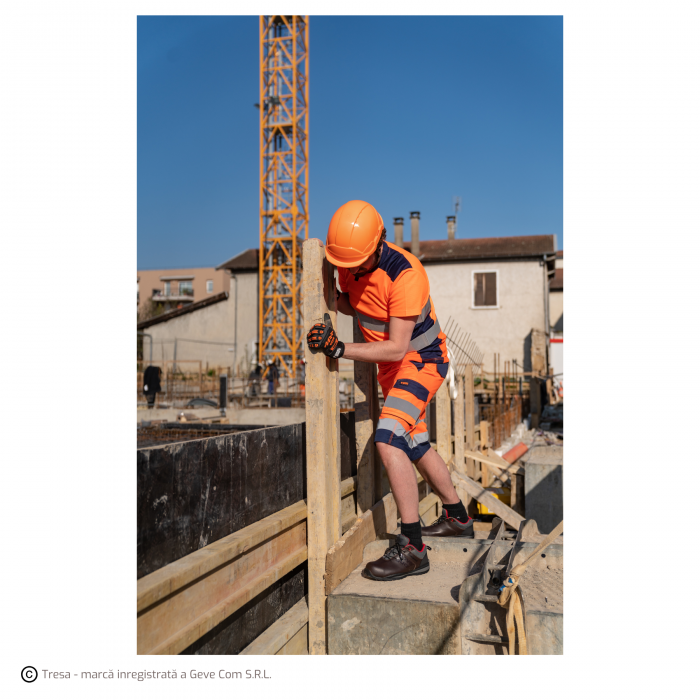 OKI, Tricou HI-VIS polo din bumbac și poliester, 150 g/mp [7]