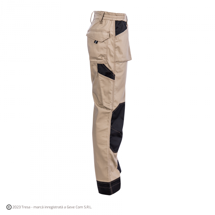OROSI, Pantaloni în talie din Ripstop cu întărituri Oxford, protecție genunchi, 240 g/mp [4]