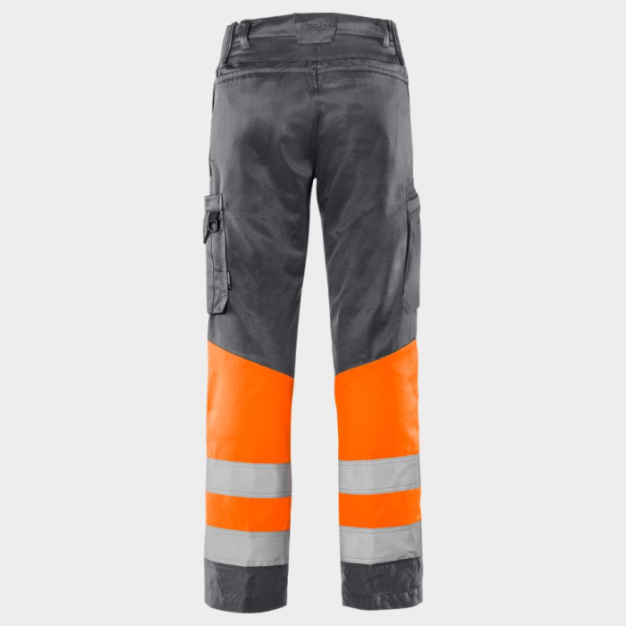 FRISTADS GREEN, Pantaloni de lucru HI-VIS din poliester și bumbac, 240 g/mp, clasa 1 [2]