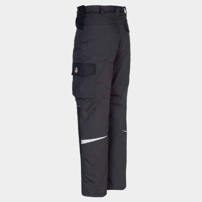KASTOR, Pantaloni în talie vătuiți de iarnă din tercot, 270 g/mp, căptușeală din poliester [4]