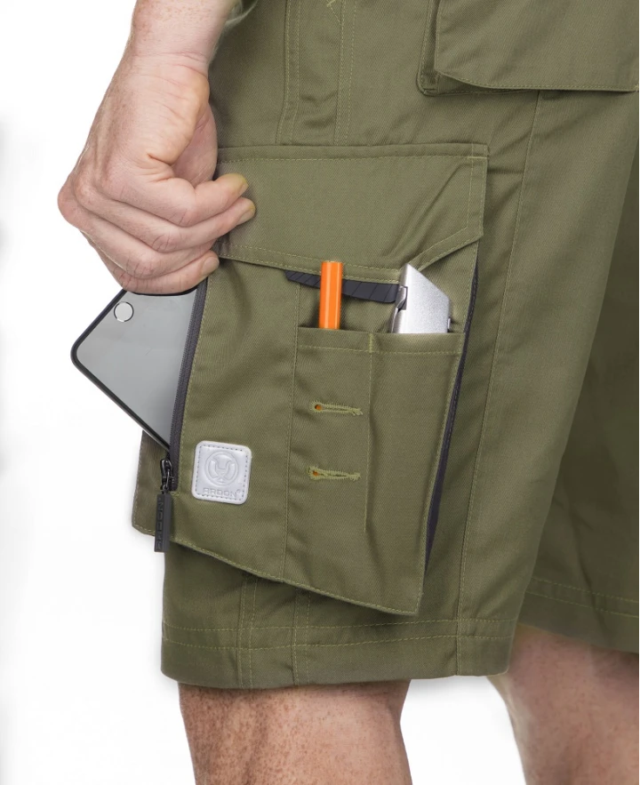 ARDON SUMMER, Pantaloni scurți de lucru din tercot, 65% poliester și 35% bumbac, 200 g/mp [6]