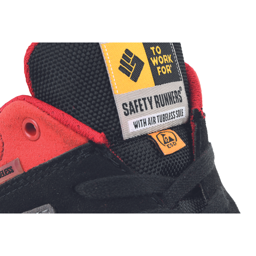 Pantofi de protecție TWF GRAFFITI ESD S3 SRC low 37 black/red [8]