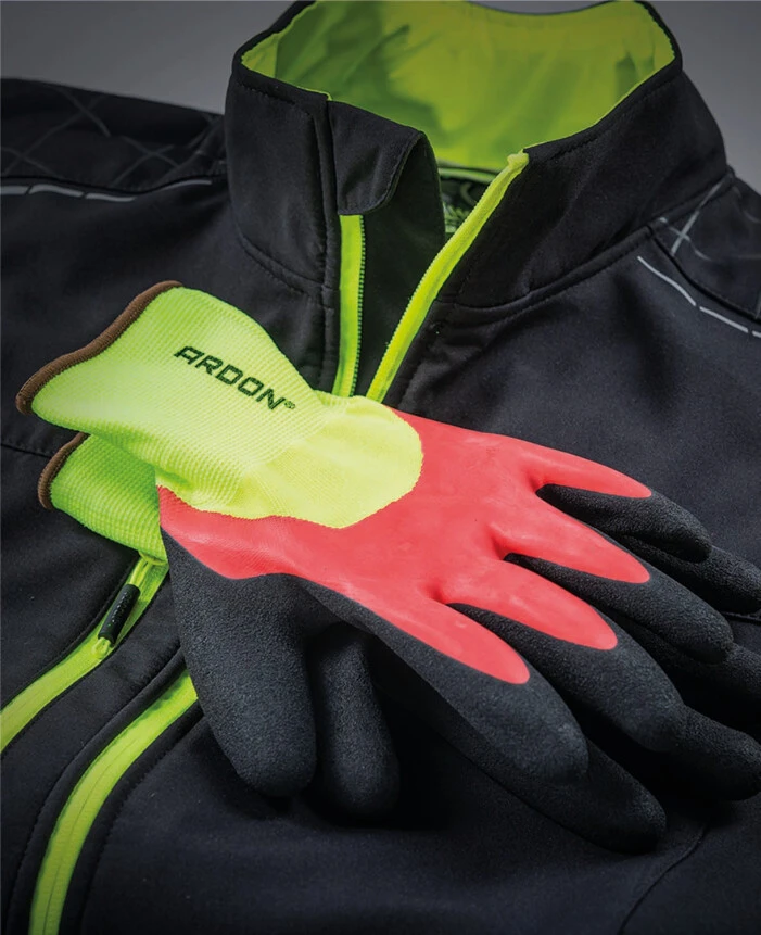 PETRAX DOUBLE, Mănuși de protecție mecanică din poliester, imersate în spumă de latex pe 3/4 [3]