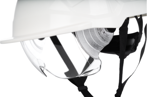 PHOENIX PRO, Cască de protecție pentru electricieni, calotă din ABS, suspensie textilă cu fixare în 6 puncte, reglare rapidă cu rotiță (Ratchet) [9]